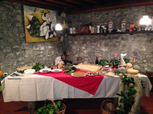 Il Ristorante - Visuale Generale Tavolata Prodotti