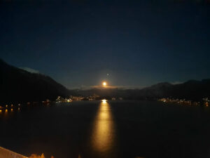 Valle Intelvi e Lago di Como - Splendida Luna sul Lago