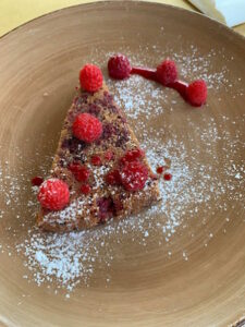 Crostata Fatta in Casa con Farine BIO e Lamponi dell'Agriturismo