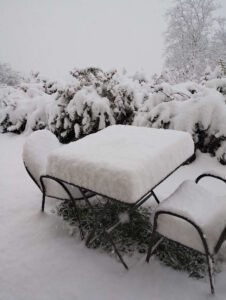 Agriturismo Sostenibile sul Lago di Como - Cicli Naturali (Nevicata Invernale)