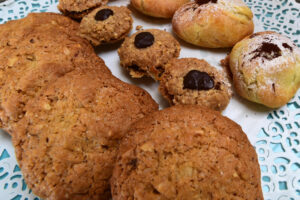 Pasticceria - Zoom Biscotti e Bigné al Cioccolato